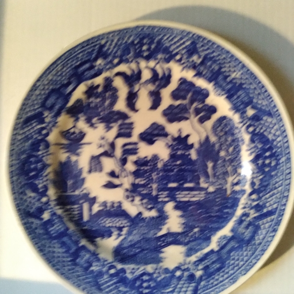 Blue Willow Antique Saucer - Picture 2 of 9